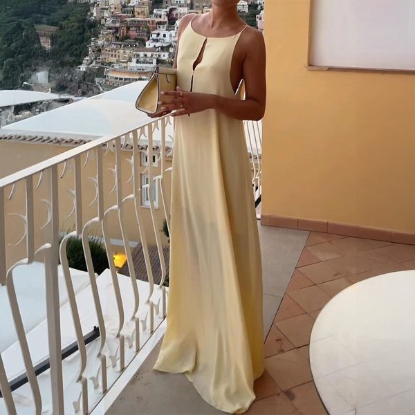 Elegant and High-Grade Strapless Long Dress for Women - Image 4