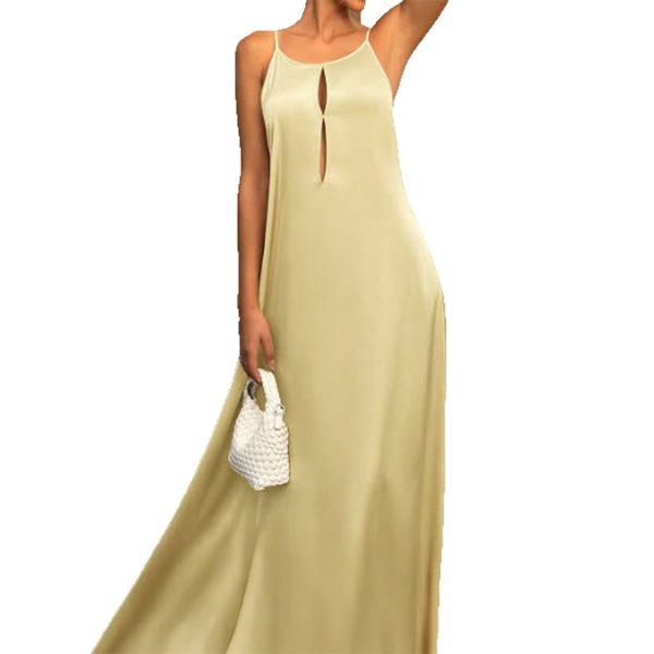 Elegant and High-Grade Strapless Long Dress for Women